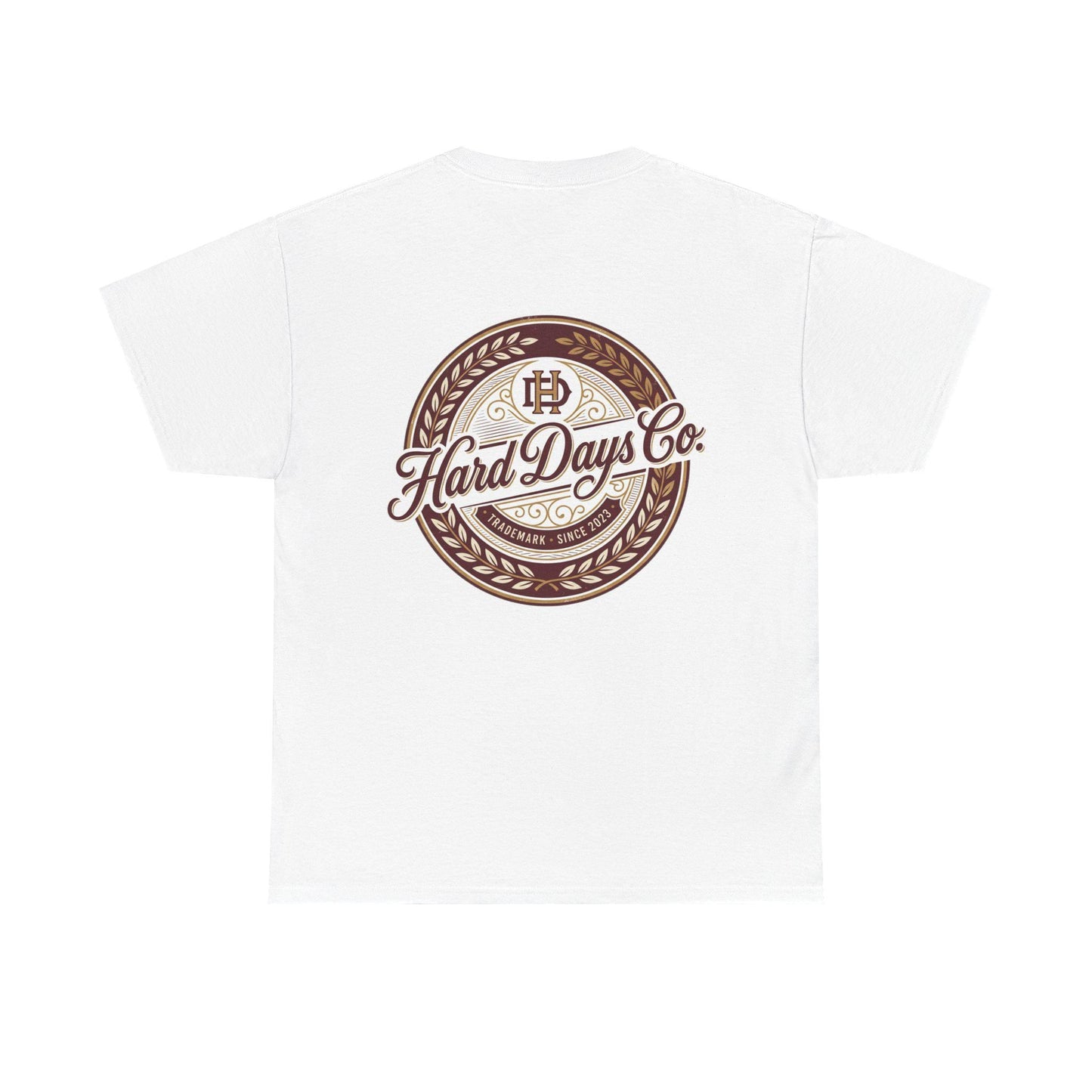 Hard Days Co. logo tee | vintage brewery crest design