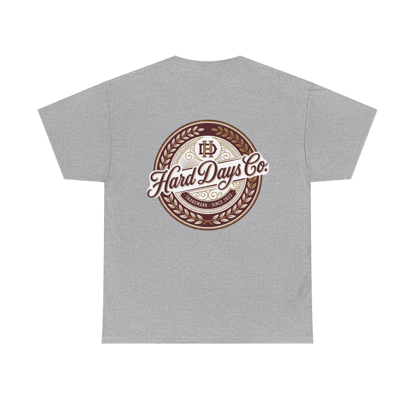 Hard Days Co. logo tee | vintage brewery crest design