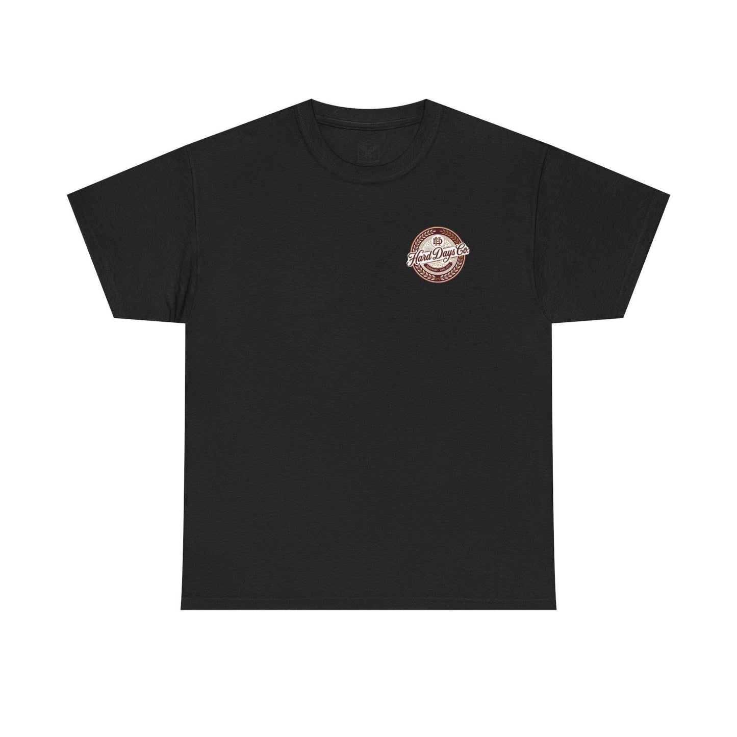 Hard Days Co. logo tee | vintage brewery crest design