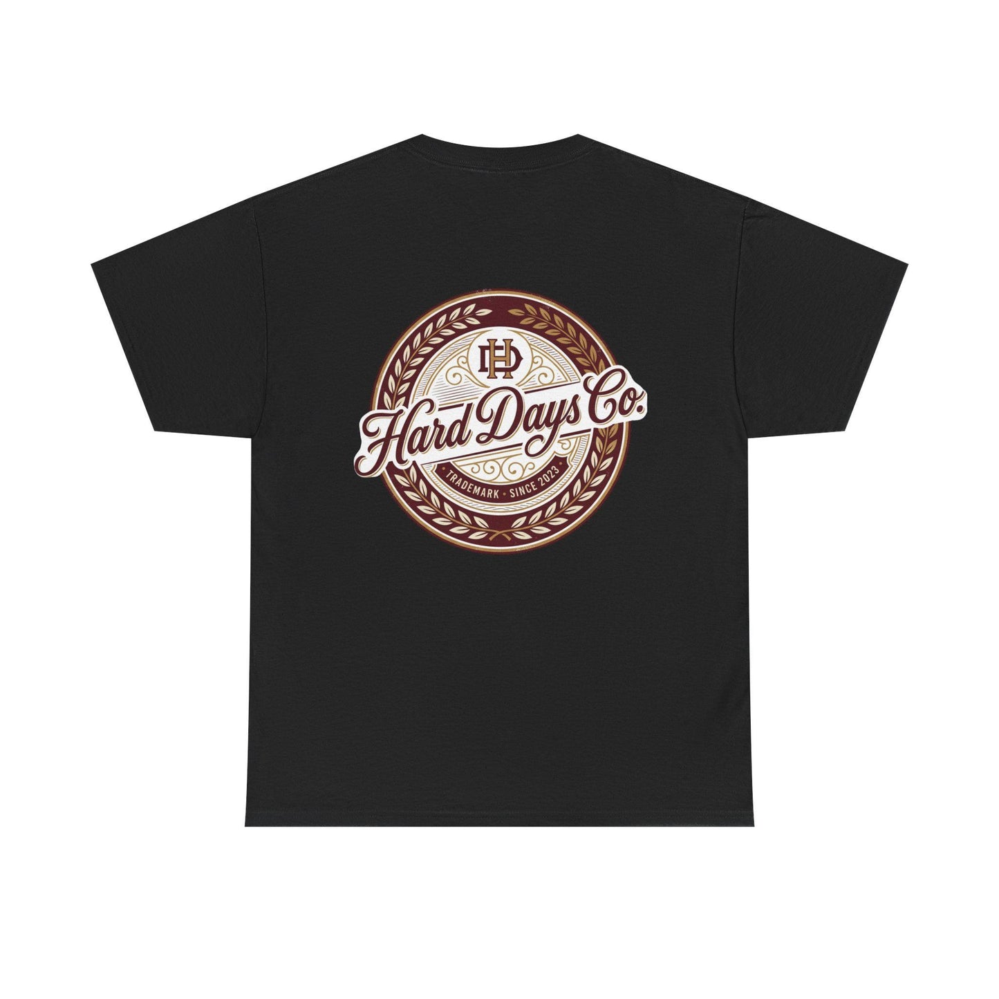 Hard Days Co. logo tee | vintage brewery crest design