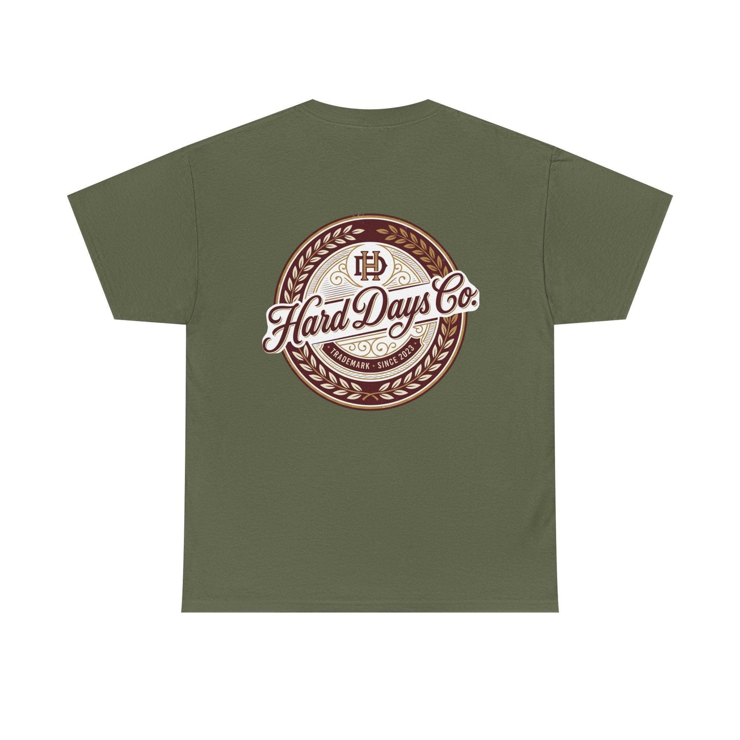 Hard Days Co. logo tee | vintage brewery crest design