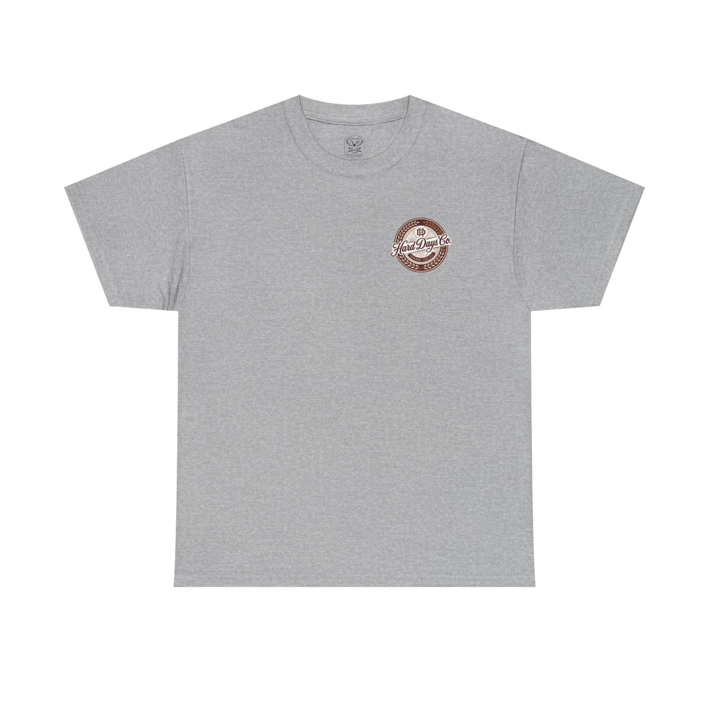 Hard Days Co. logo tee | vintage brewery crest design