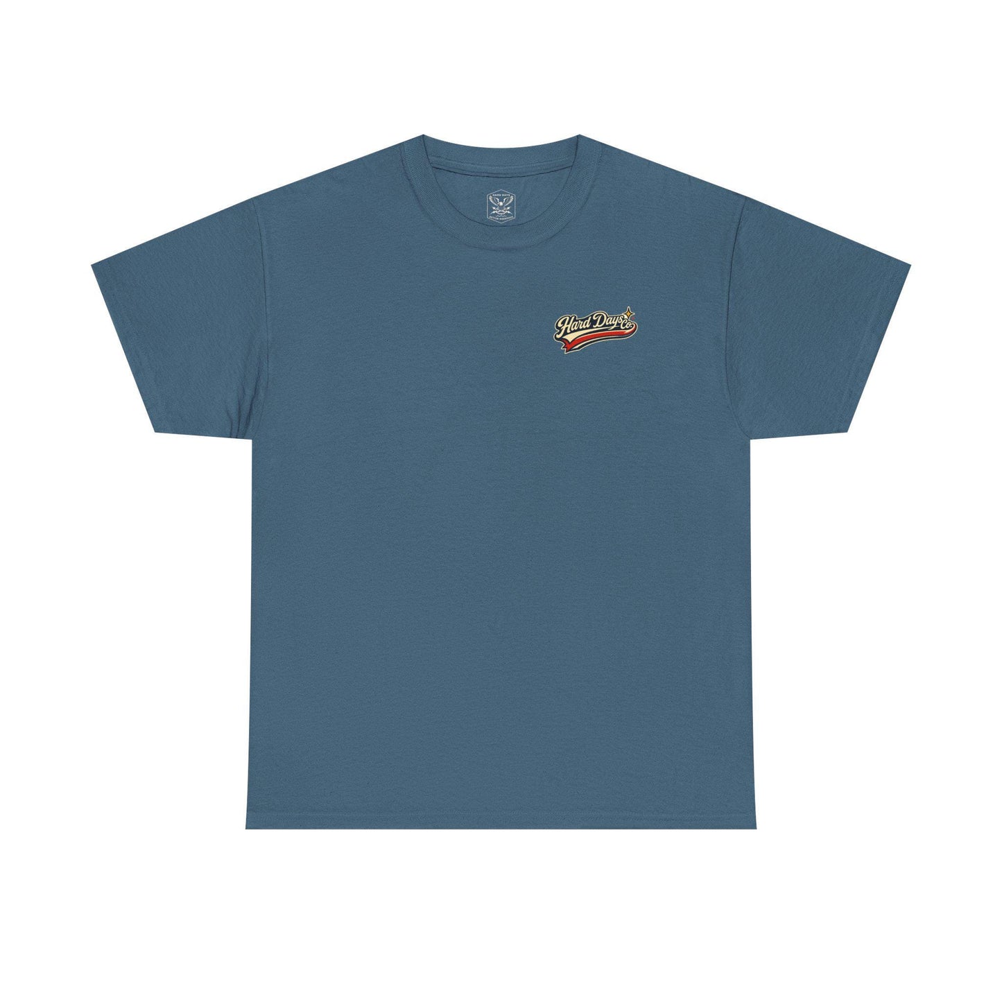 Hard Days Co. “Late For Dinner” Welder T-Shirt | Blue Collar Workwear Graphic Tee